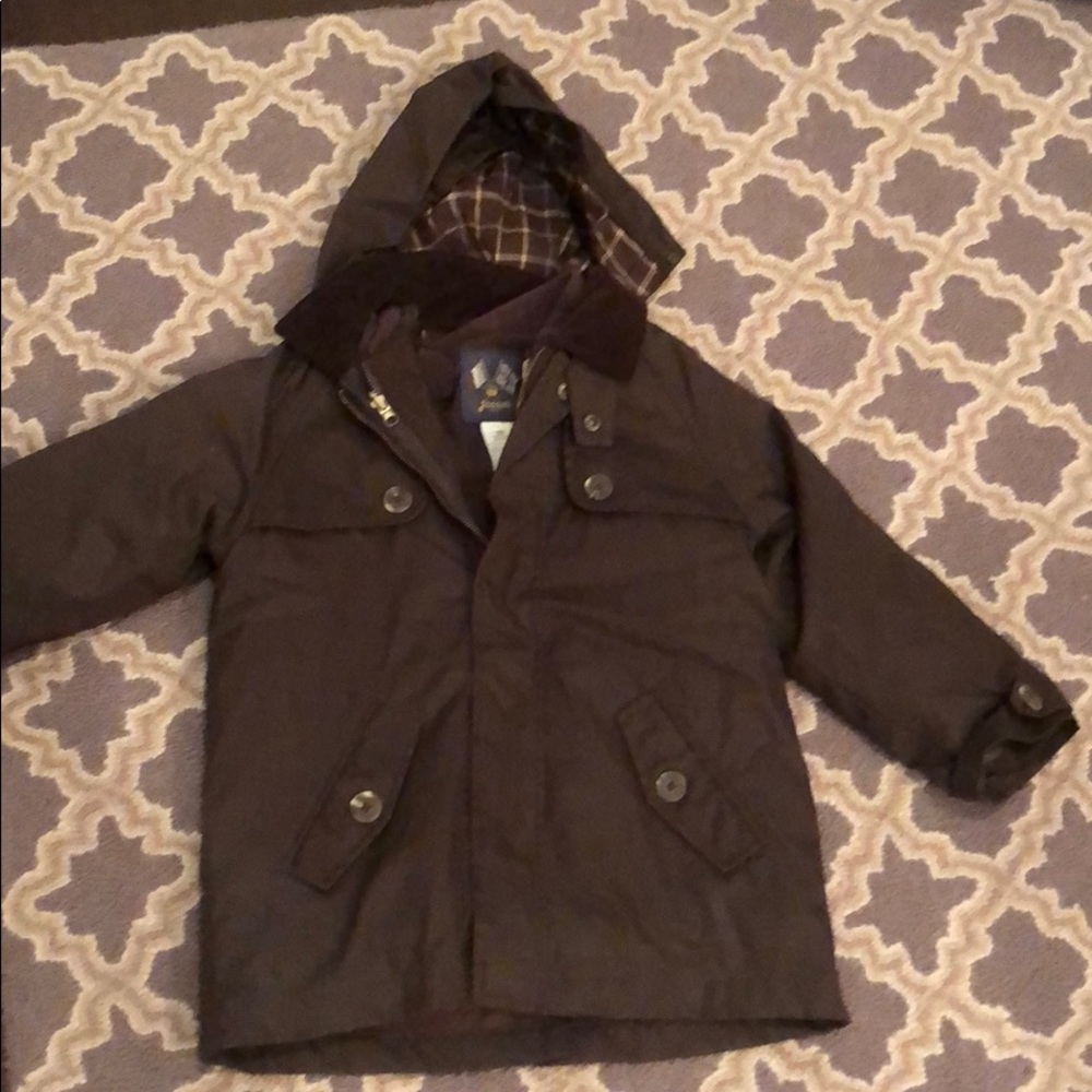 Boys jacadi jacket with removable fleece liner